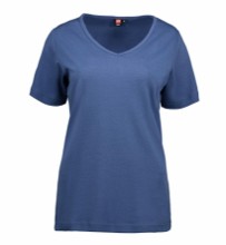 ID Interlock dames T-shirt met V-hals 0506