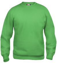 Basic kinder sweater met ronde hals | 65% polyester/35% katoen