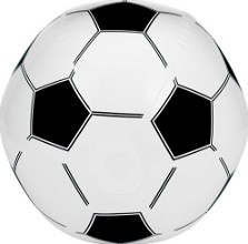Opblaasbare voetbal Ø 40 cm