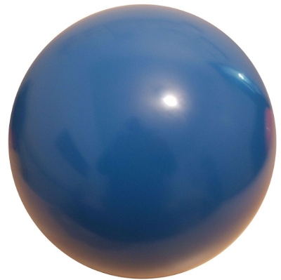 Kunststof bal Ø 10 cm blauw