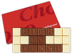 Chocotelegram 21 letters | Barry Callebaut chocolade | UTZ