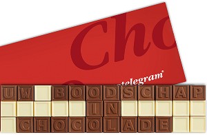 Chocotelegram 36 letters | Barry Callebaut chocolade | UTZ