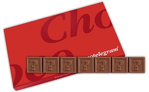 Chocotelegram 7 letters | Barry Callebaut chocolade | UTZ