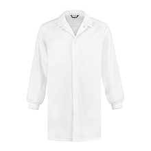 Food stofjas met tricot manchetten | 65% polyester/35% katoen