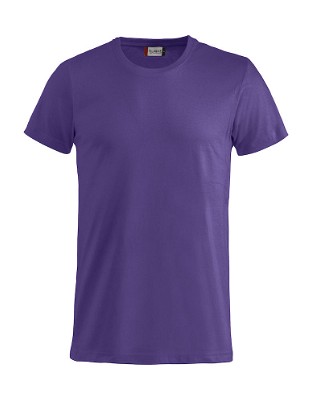 Basic T-shirt helder-lila