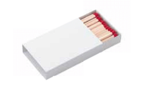 Doosje met 20 lucifers | 56 x 36 x 10 mm