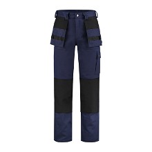 Werkbroek met Cordura kniezakken en holsterzakken | 100% katoen