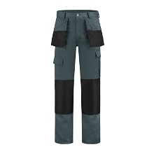Werkbroek met Oxford kniezakken en holsterzakken | 65% polyester/35% katoen