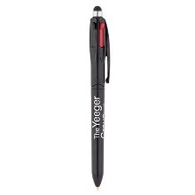 BIC 4 kleuren pen met stylus